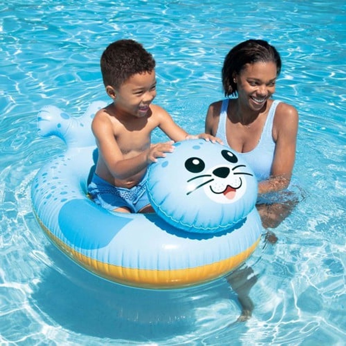 Opblaasbare boot | +3 jaar |   | tot 27 kilo | Opblaasboot | Opblaasfiguur Zeehond